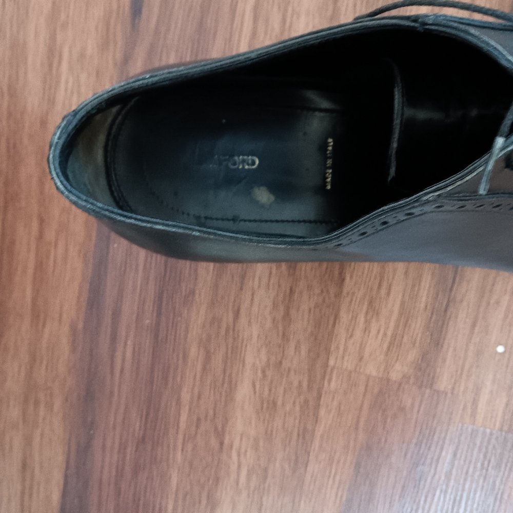 Tom Ford Black leather Oxfords